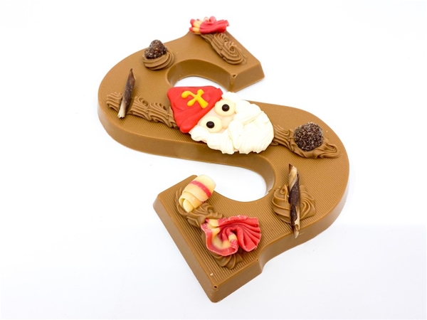 Gietchocoladeletter melk (230g.)